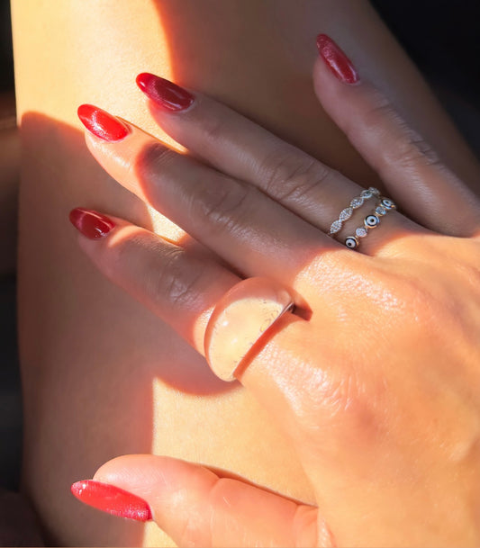 Clear Bubble Ring - 8
