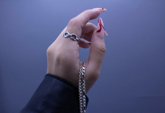 Chain Link Ring .925