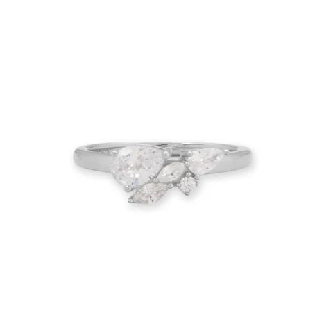 CZ Cluster Ring .925