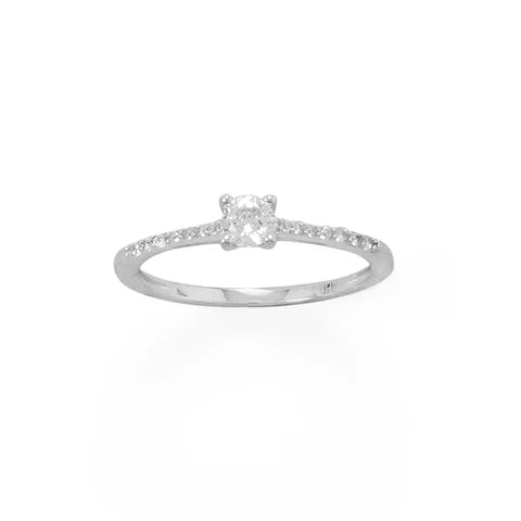 Solitaire CZ Ring .925