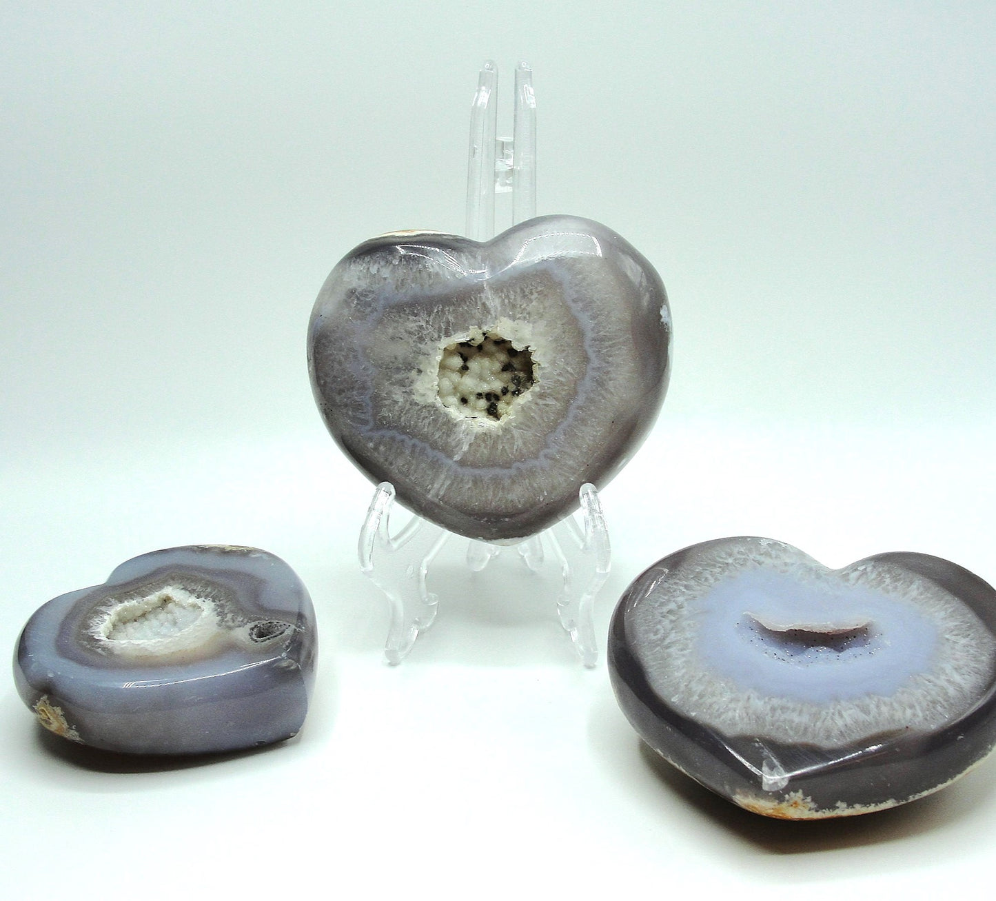 Agate Druzy Heart