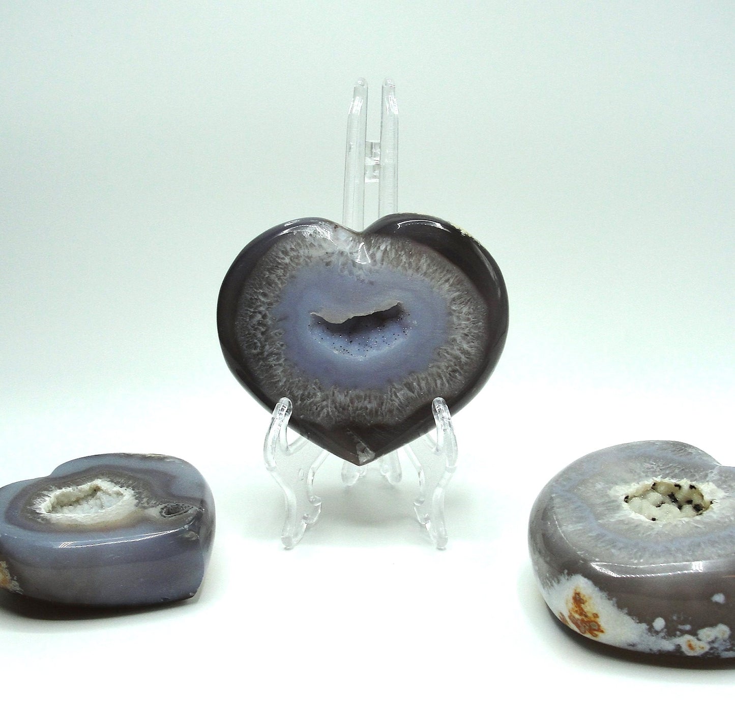 Agate Druzy Heart