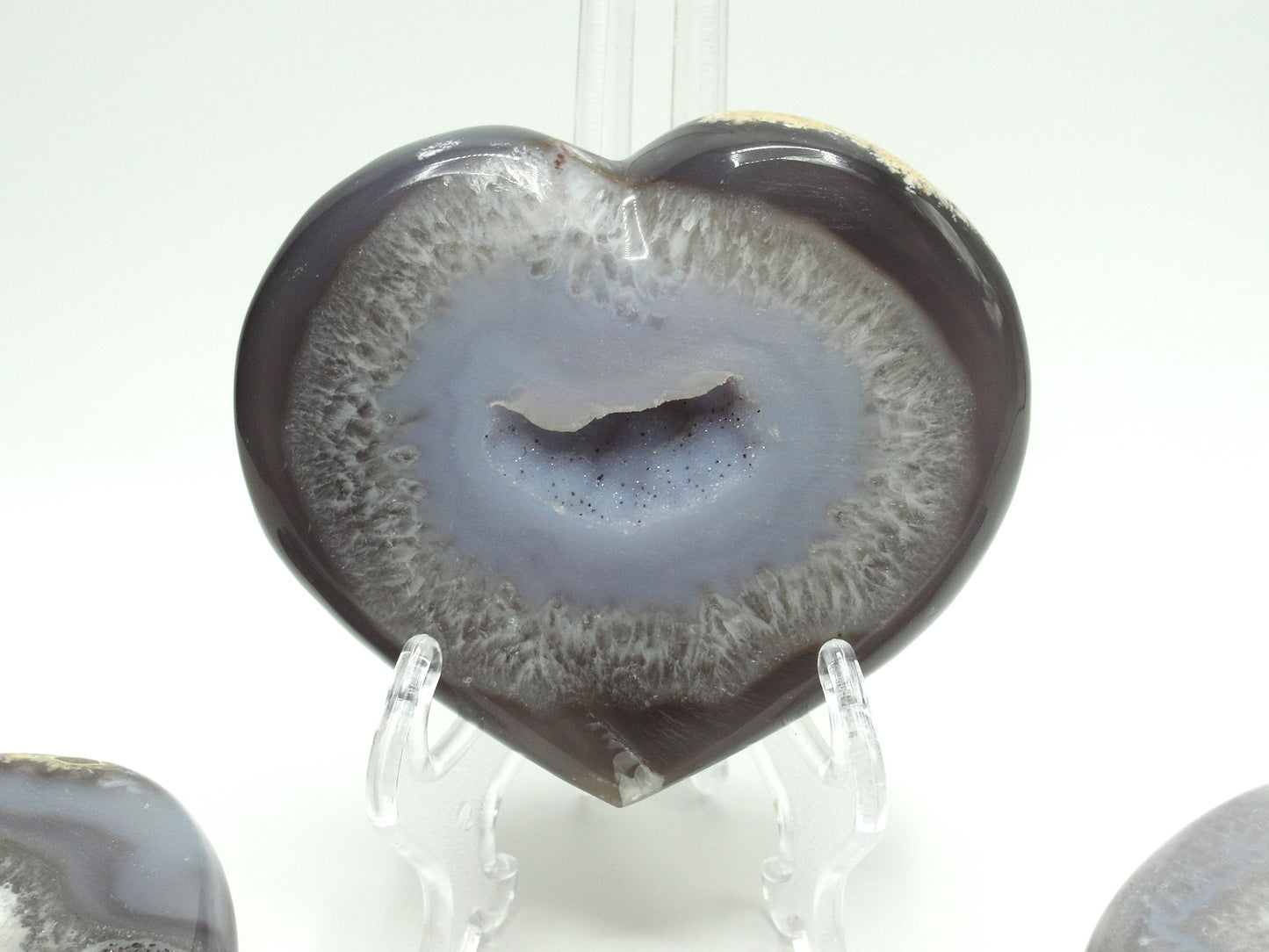 Agate Druzy Heart