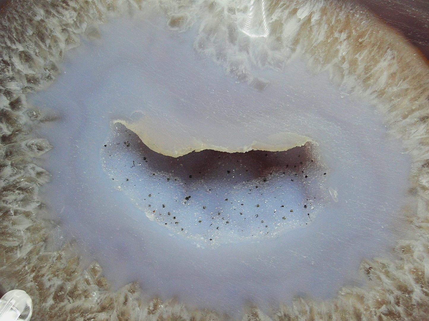 Agate Druzy Heart