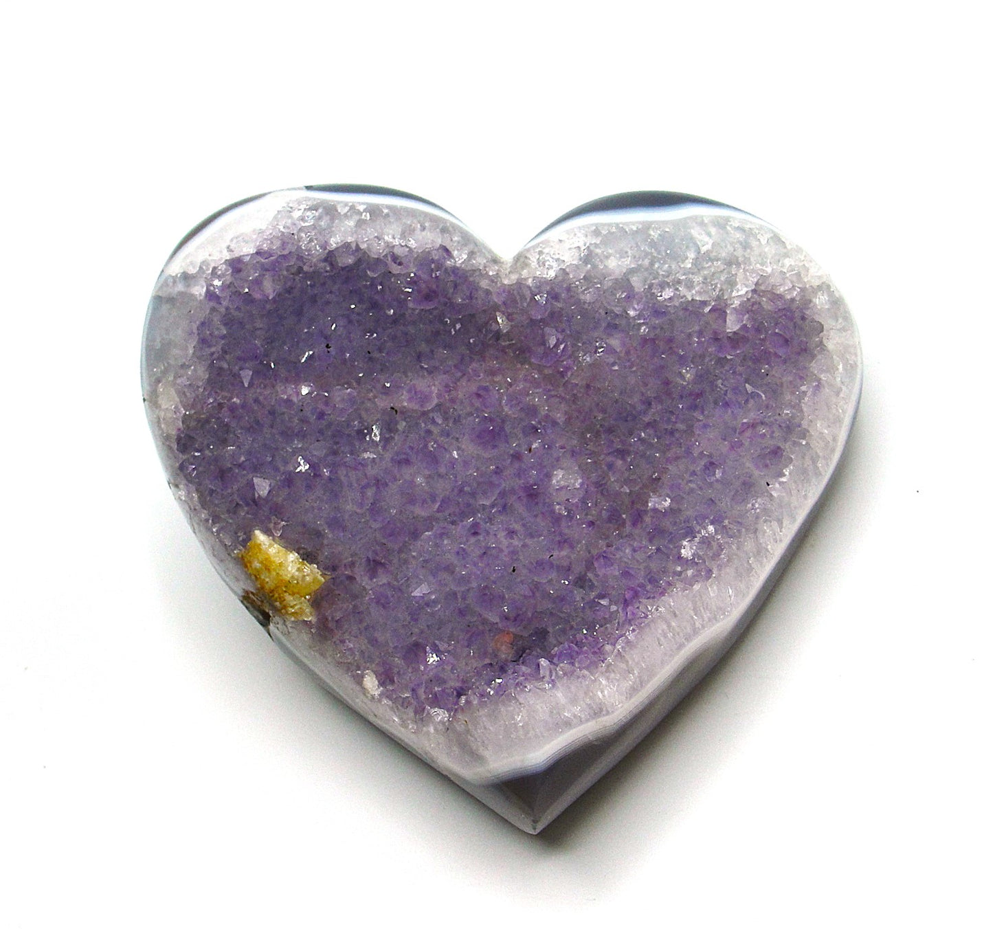 Agate x Amethyst Heart