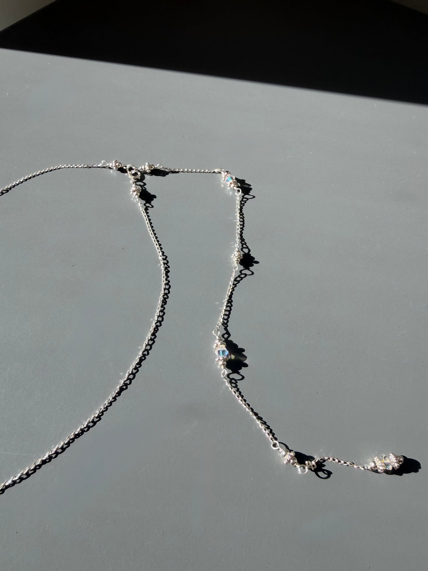 Swarovski Crystal Backdrop Necklace | Sterling Silver