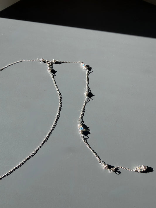 Swarovski Crystal Backdrop Necklace | Sterling Silver