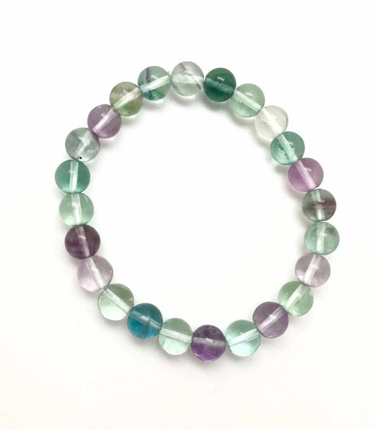 Fluorite Stretch Bracelet 8MM