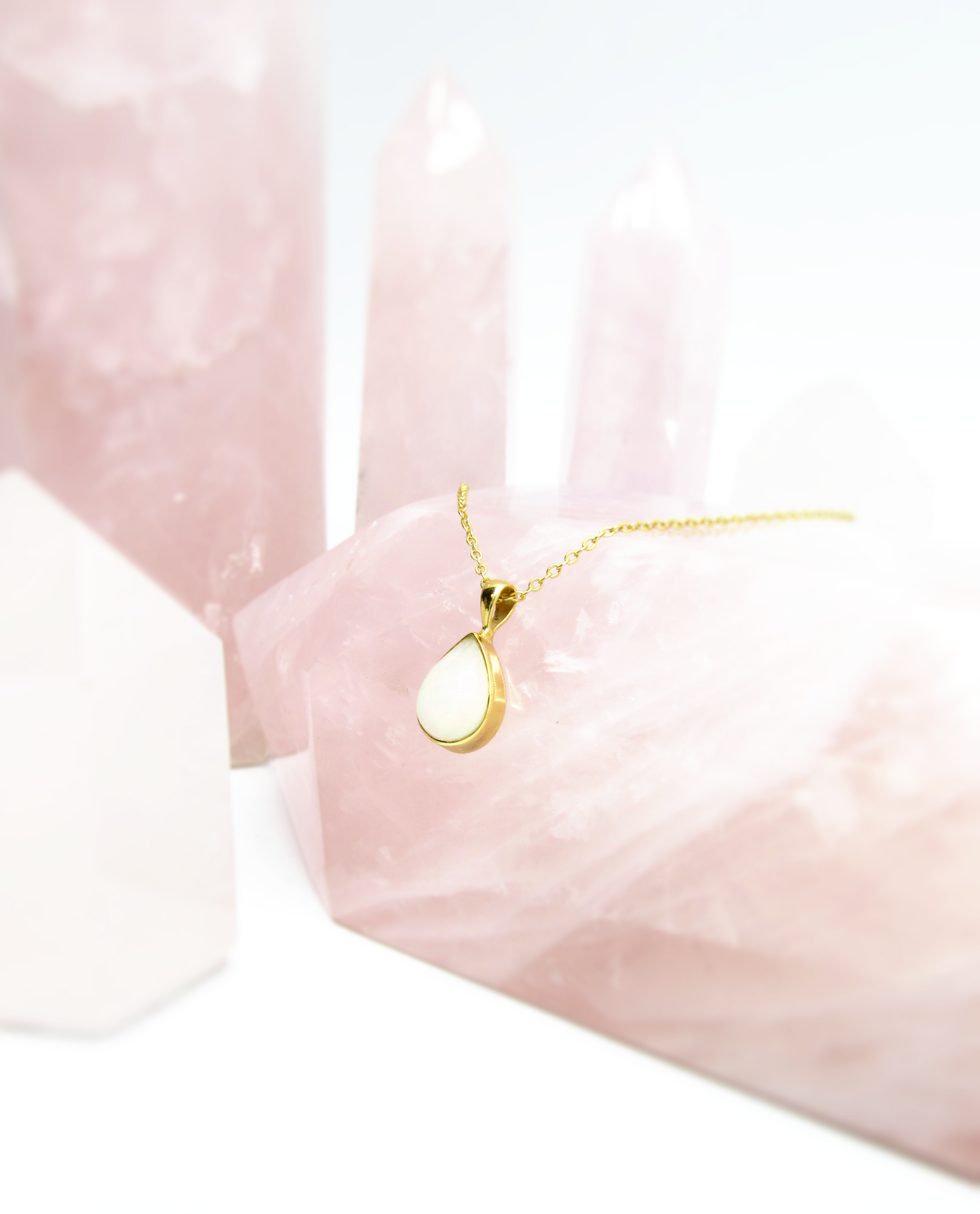 Ethiopian Opal Pendant – 14K Gold Vermeil