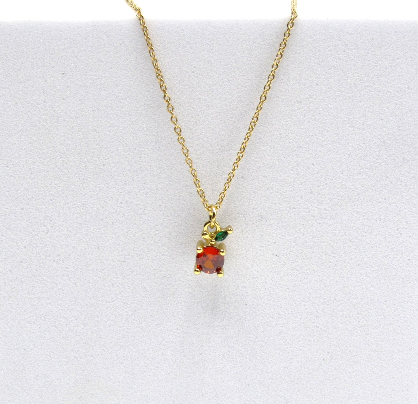 18K GF Orange Necklace