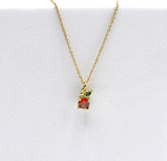 18K GF Orange Necklace