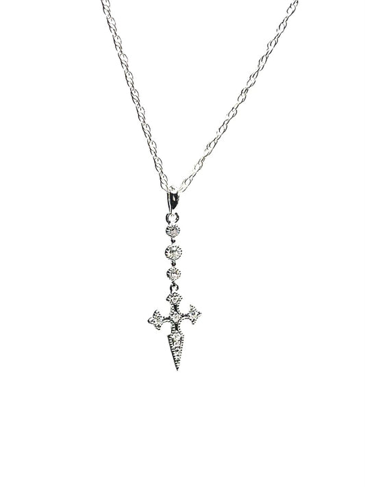 Empress Dagger Necklace .925