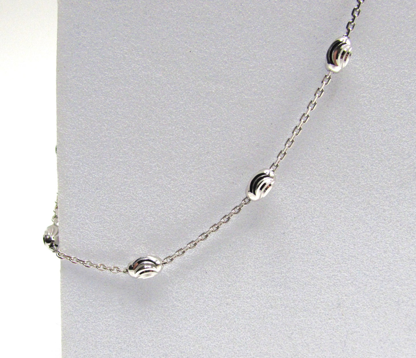 Swirl Ball Anklet .925