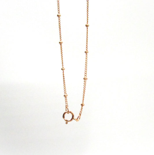 14K GF Rose Gold Satellite Chain