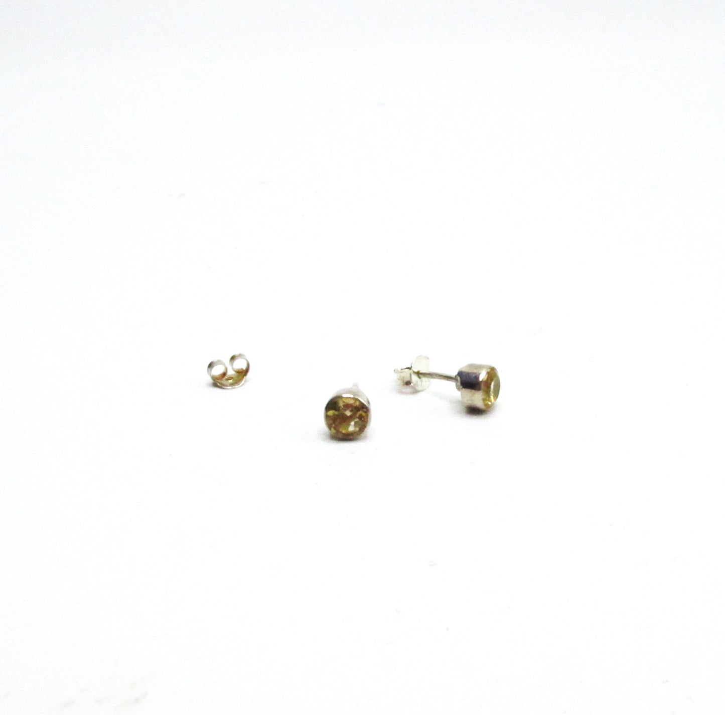 Citrine Studs .925