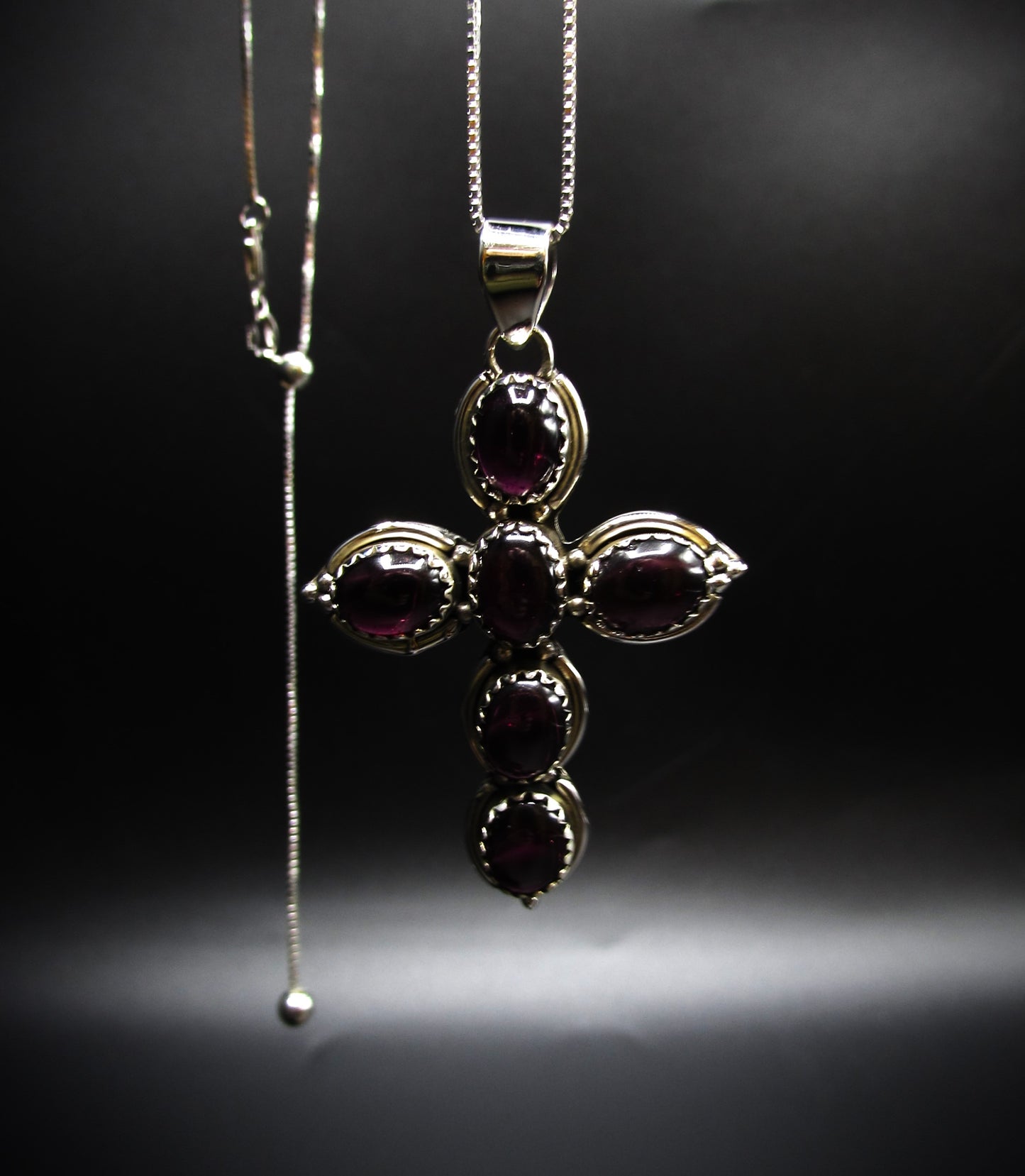 Royal Crystal Cross Necklace .925