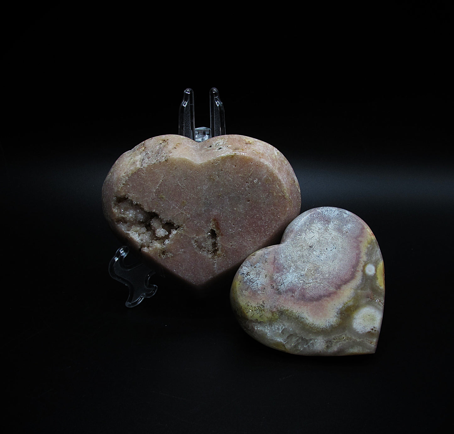 Pink Amethyst Heart