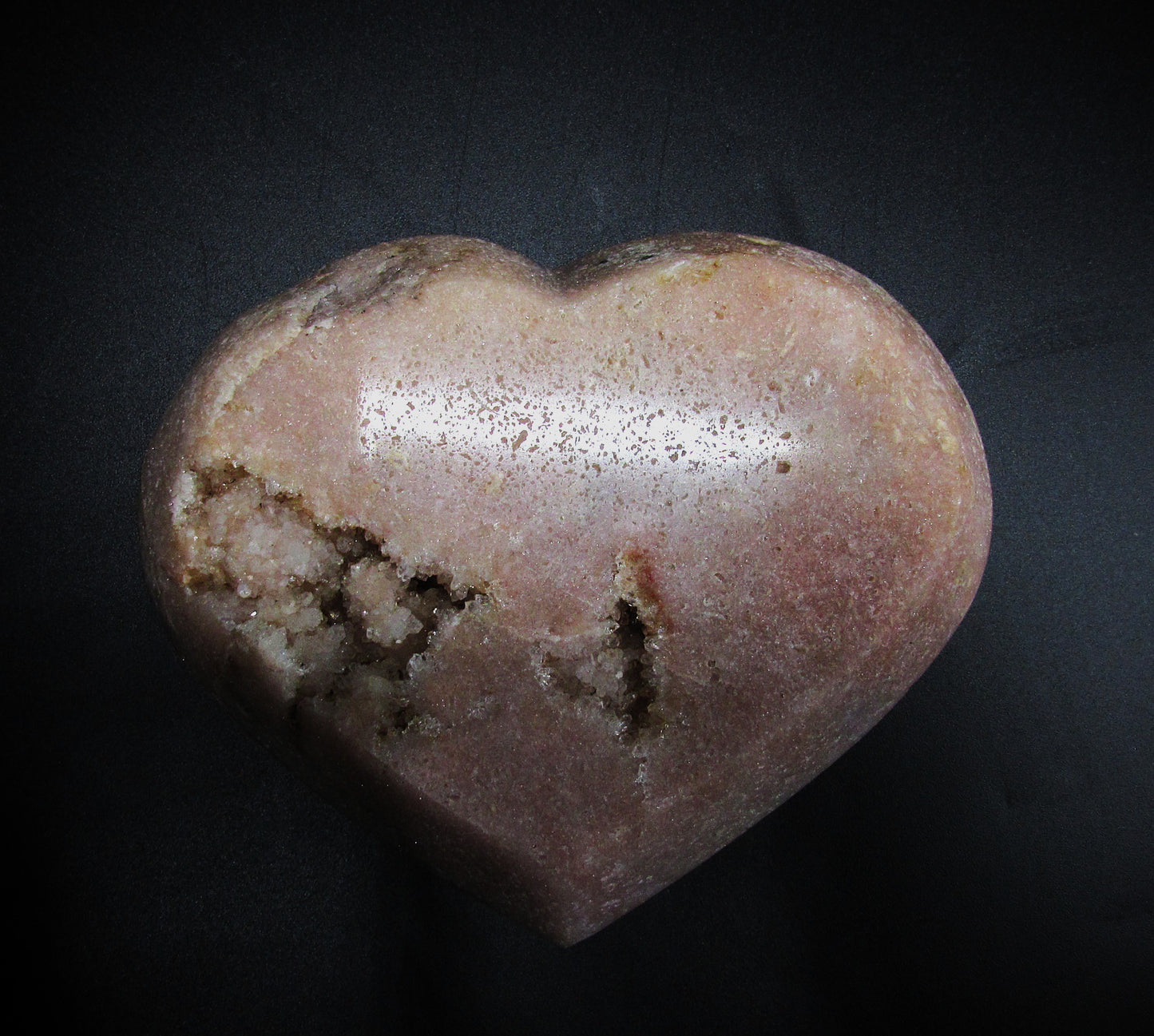 Pink Amethyst Heart