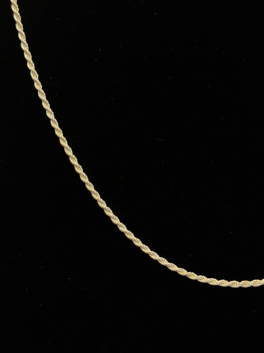 Italian Diamond Cut Rope Chain | .925 Sterling Silver