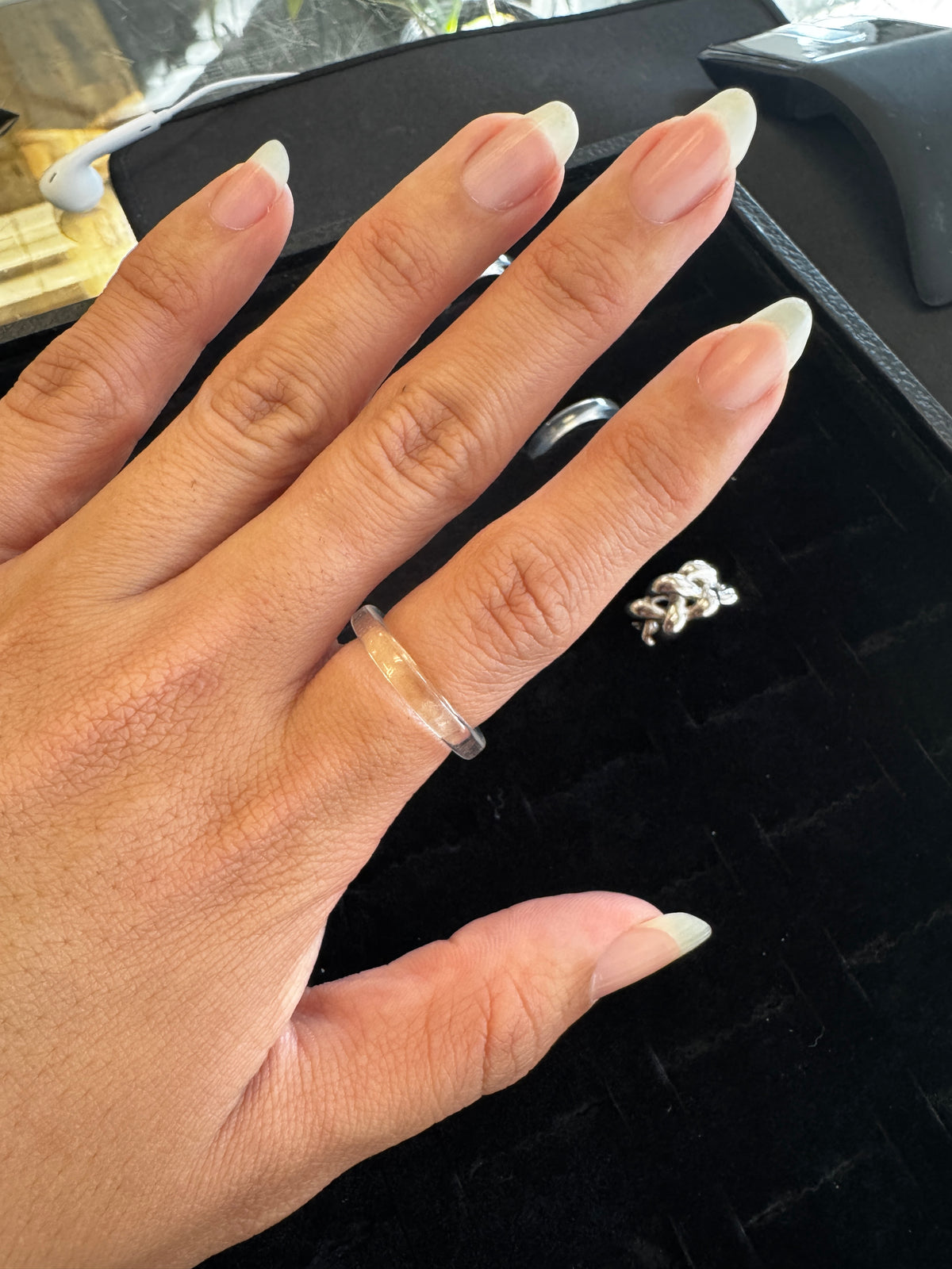 Clear Stacking Ring
