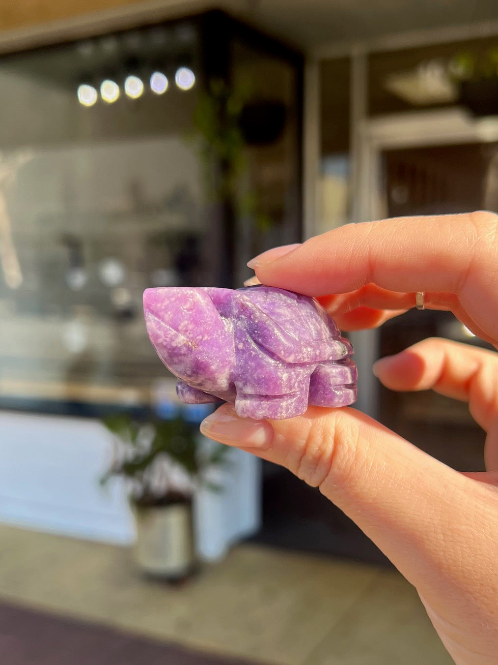 Lepidolite Tortoise Animal Crossing Totem