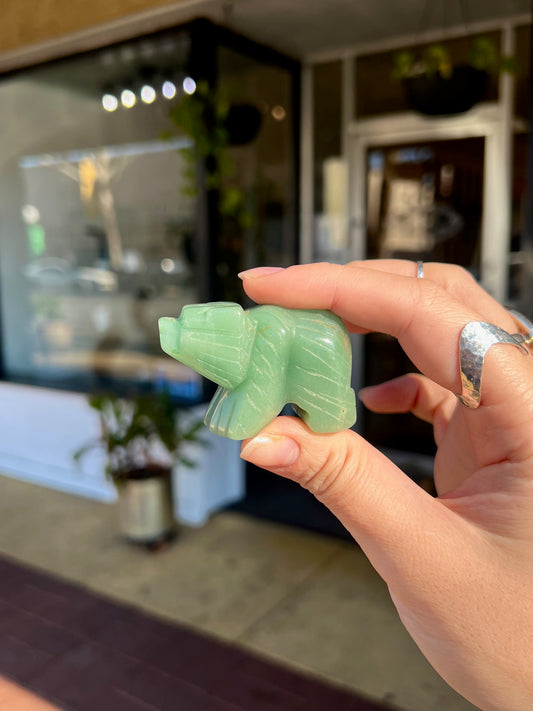 Aventurine Bear Animal Crossing Totem