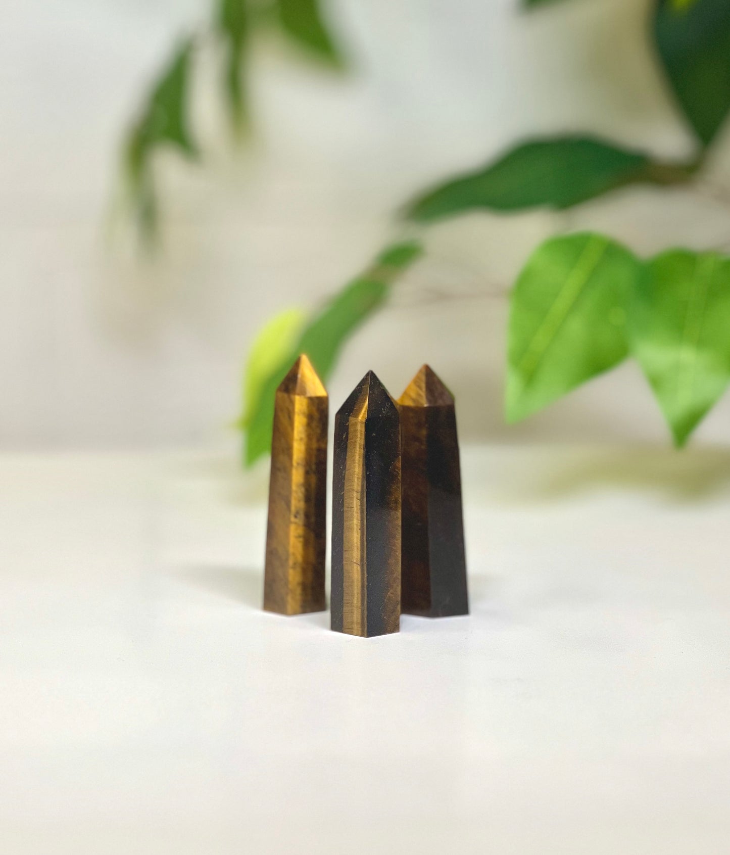 Tigers eye mini crystal tower