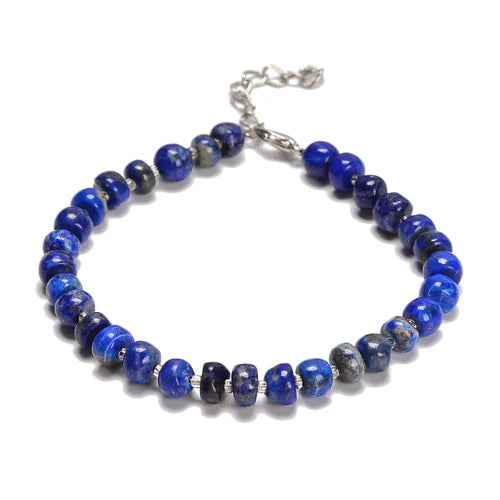 Lapis Lazuli Rondelle Bracelet