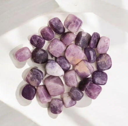 Lepidolite Tumbled Pocket Stone