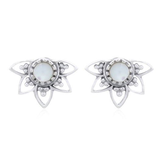MOP Lotus Studs .925