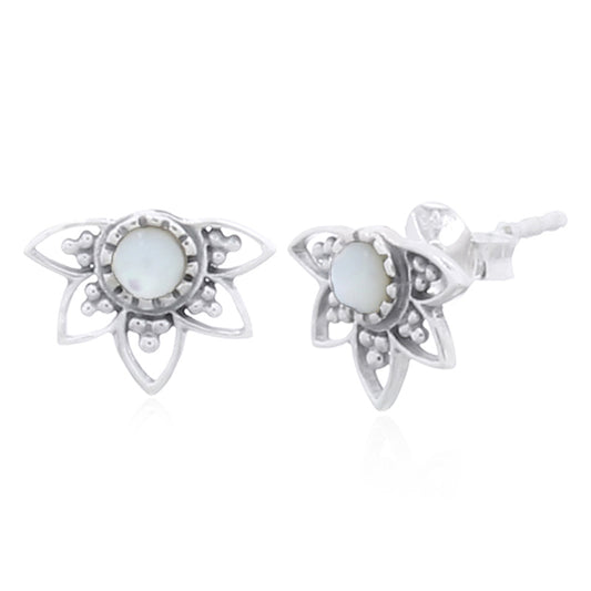 MOP Lotus Studs .925