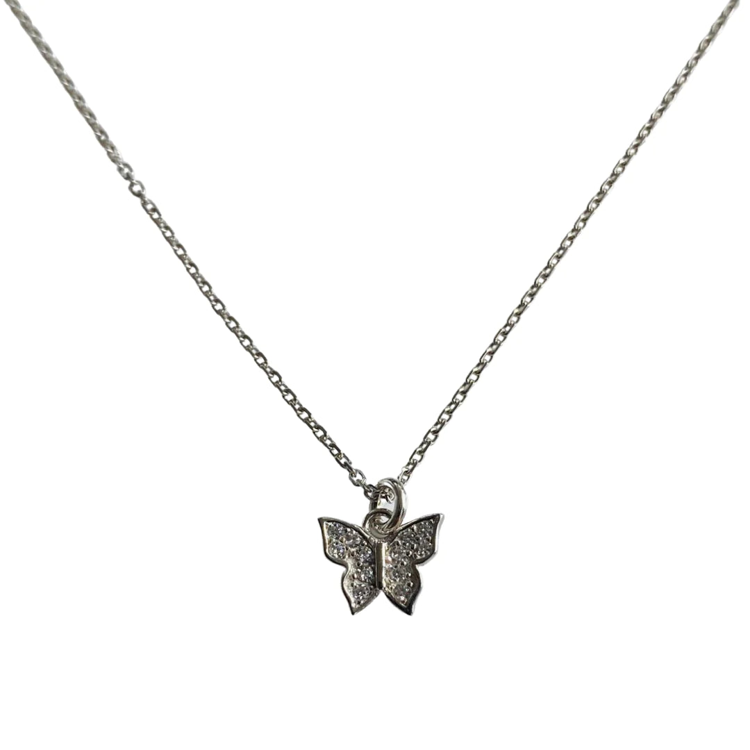 Mini Butterfly Necklace .925