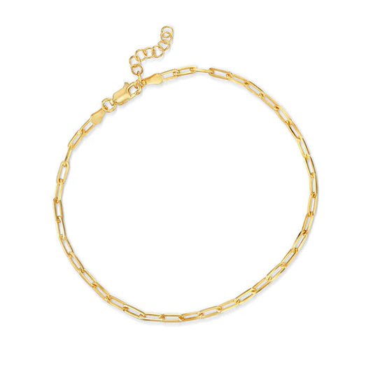 Paperclip Anklet 14K GF