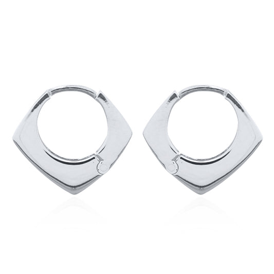 Pentagon Mini Hoop .925