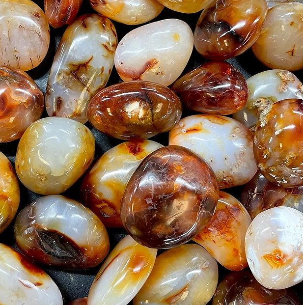 Carnelian Palm Stone Small