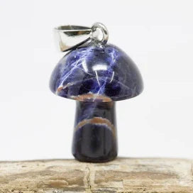 Sodalite Mushroom Pendant