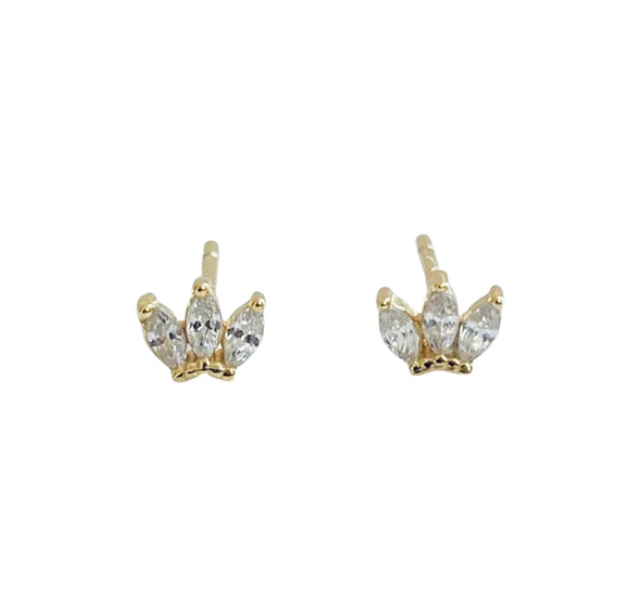 Triple Petal Studs