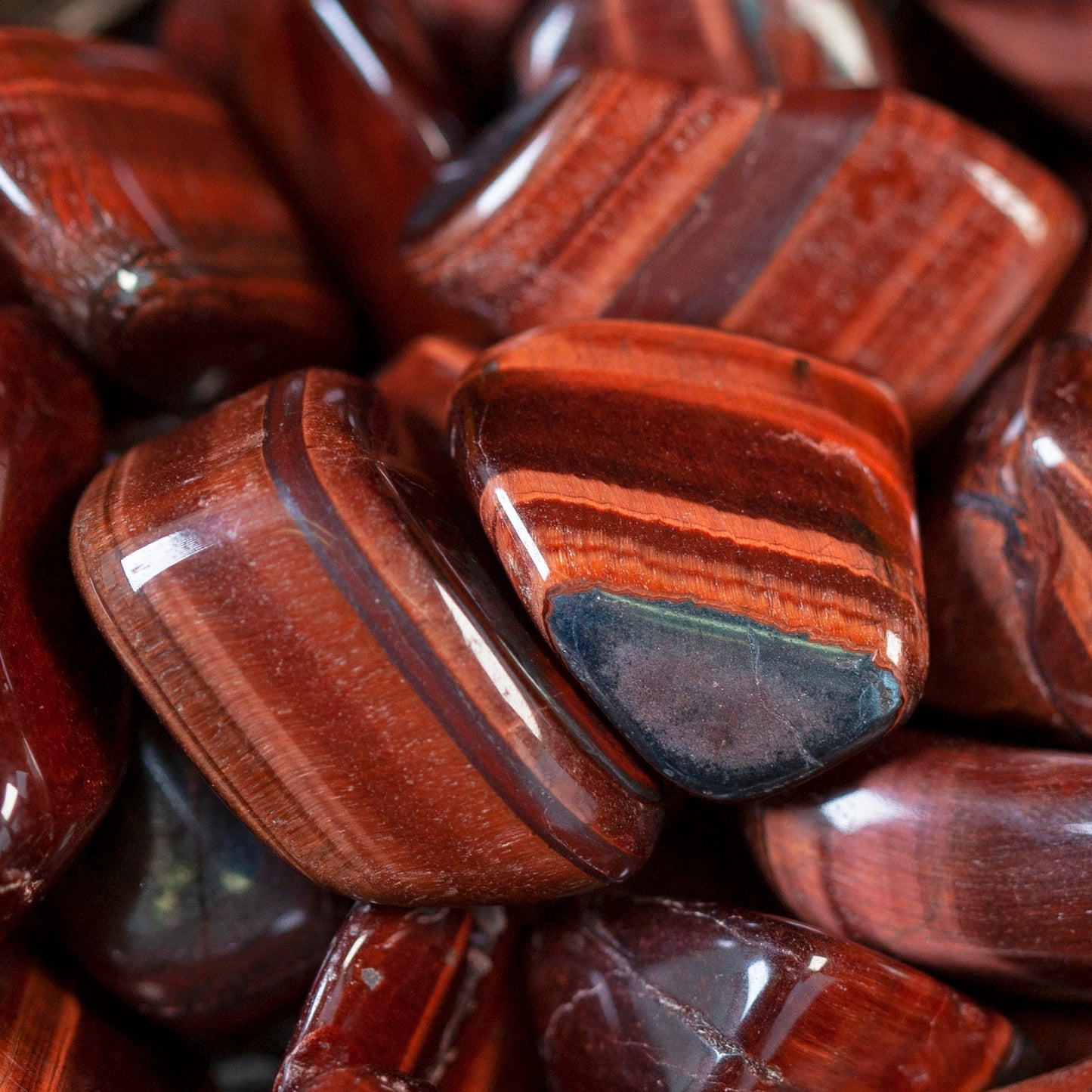 Red Tigers Eye Tumbled