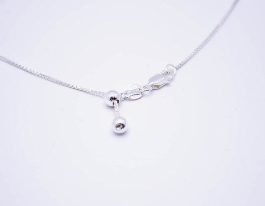 Prehnite Ultra Mini Crystal Point Necklaces .925 Adjustable Chain