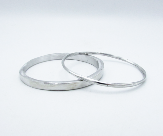 Handmade Recycled Aluminum Bangles