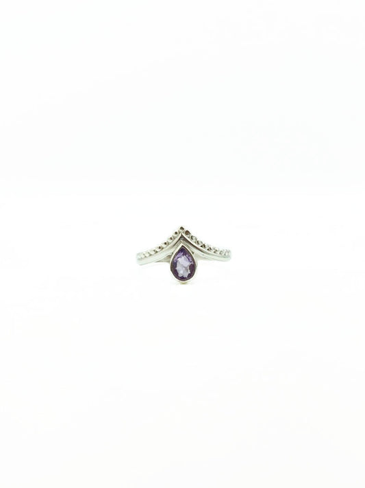 Amethyst Tiara Ring .925