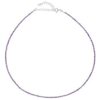 Beaded Amethyst Necklace