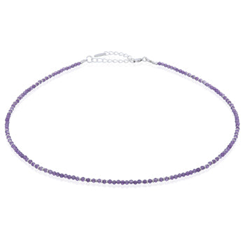Beaded Amethyst Necklace