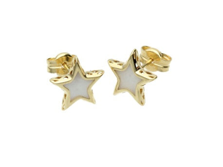 Shining Star Stud 14K Gold