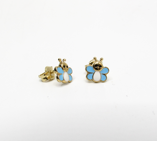 Bees Knees Studs 14K Gold
