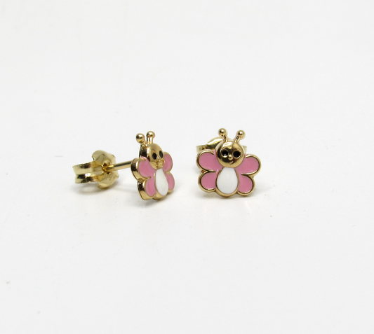 Bees Knees Studs 14K Gold