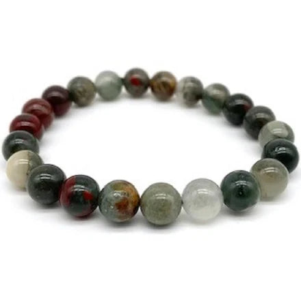 Bloodstone Stretch Bracelet 8mm