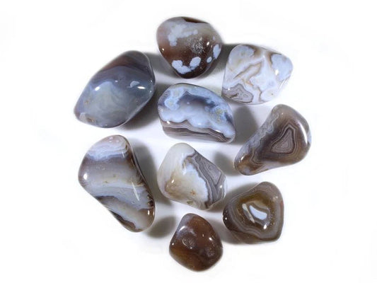 Botswana Agate Tumbled Pocket Stone