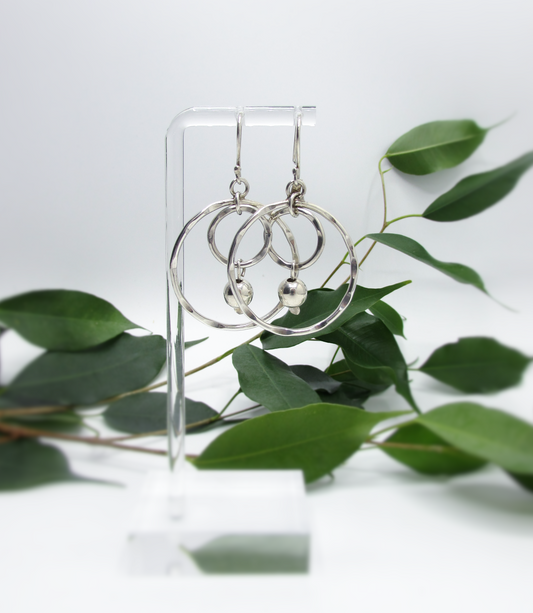 Circles x Ball Earrings .925