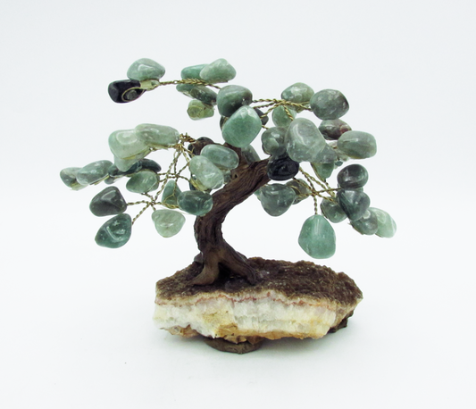 Green Aventurine Tree of Life | Citrine Cluster
